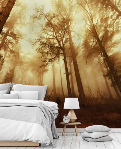 Orange Tinted Forest Wallpaper Orange Tinted Forest Wallpaper