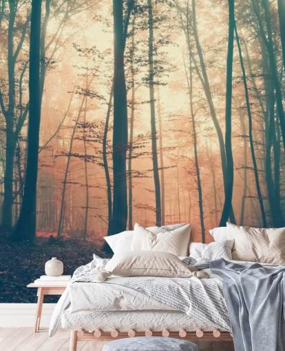 papel de parede Sunset Forest