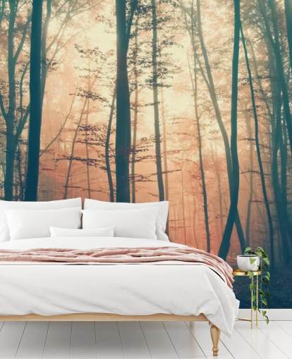 Sunset Forest Wallpaper