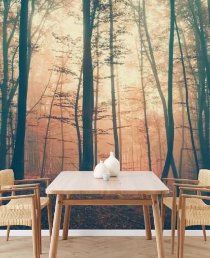 Sunset Forest Wallpaper