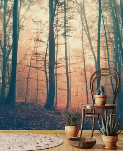 Sunset Forest behang