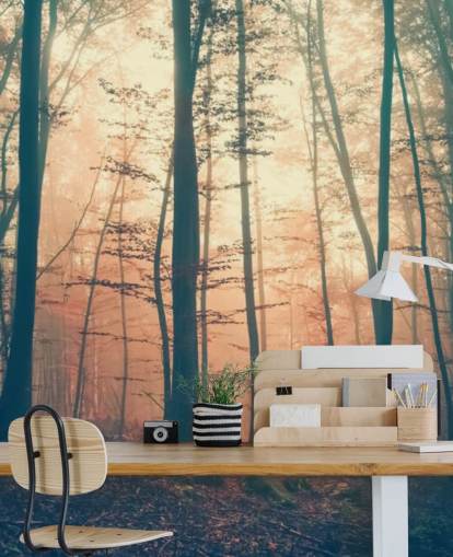 Sunset Forest Wallpaper Sunset Forest Wallpaper