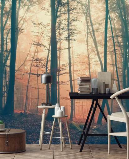 Sunset Forest Wallpaper