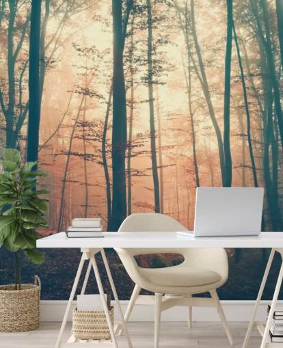 papel de parede Sunset Forest