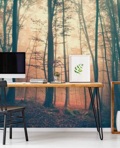 Sunset Forest behang