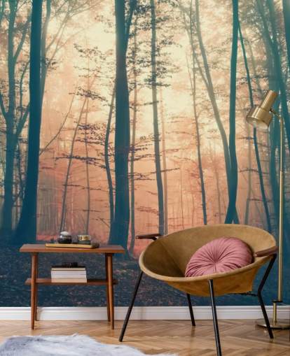 papel de parede Sunset Forest