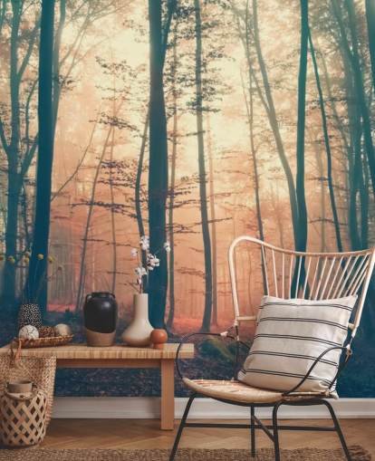 Fondo de pantalla de Sunset Forest