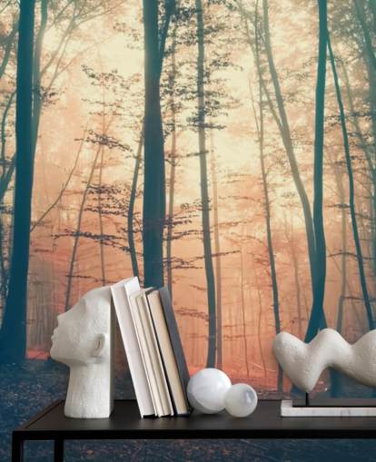 Papier peint Sunset Forest