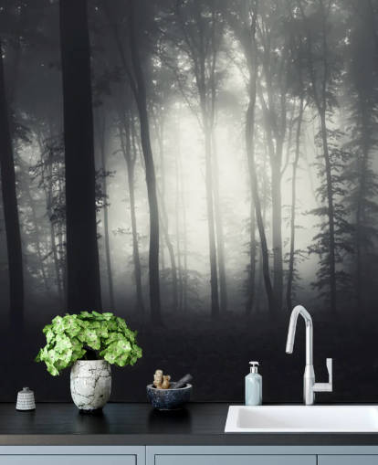 Forest Väggmålning Forest Väggmålning