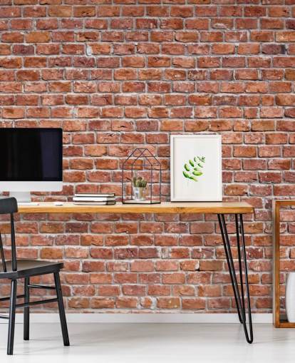 Rustic Red Brick Wallpaper Mural Rustic Red Brick Wallpaper Mural