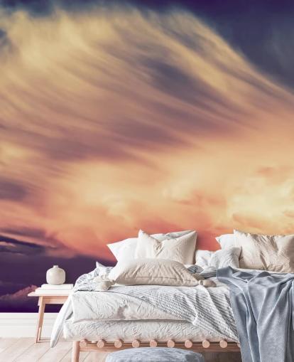 Pink and Purple Cloudy Sky Wallpaper