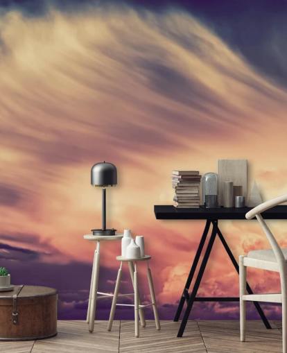 Pink and Purple Cloudy Sky Wallpaper