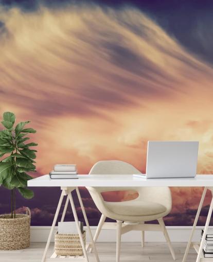 Pink and Purple Cloudy Sky Wallpaper