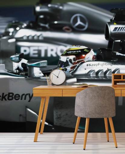 Close Up of Lewis Hamilton in Car Wallpaper Close Up of Lewis Hamilton in Car Wallpaper