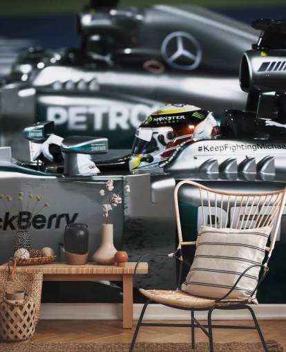 Close Up of Lewis Hamilton in Car Wallpaper Close Up of Lewis Hamilton in Car Wallpaper