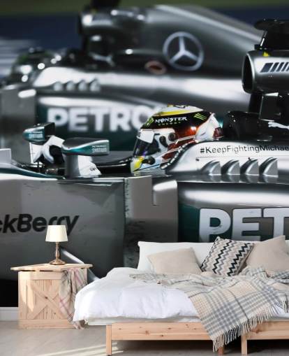 Close Up of Lewis Hamilton in Car Wallpaper Close Up of Lewis Hamilton in Car Wallpaper