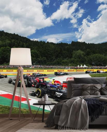 F1 Race in Oostenrijk Behang