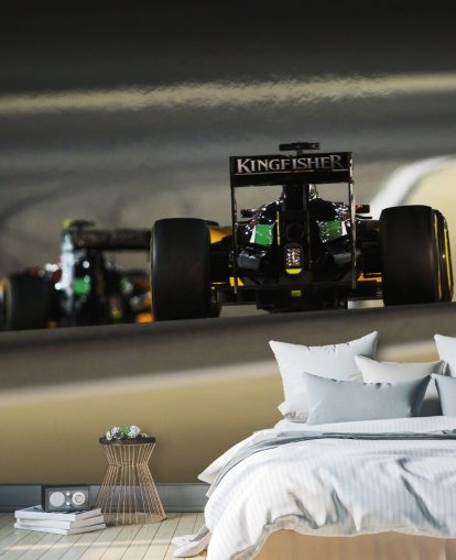 Green F1 Car Wallpaper