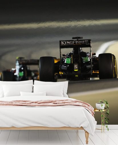 Green F1 Car Wallpaper