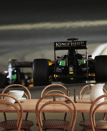 Green F1 Car Wallpaper