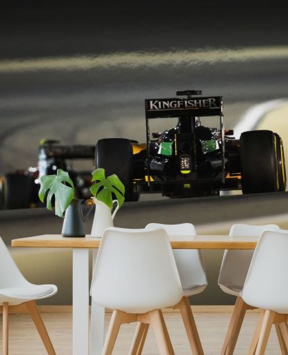 Fondo de pantalla de coche verde F1