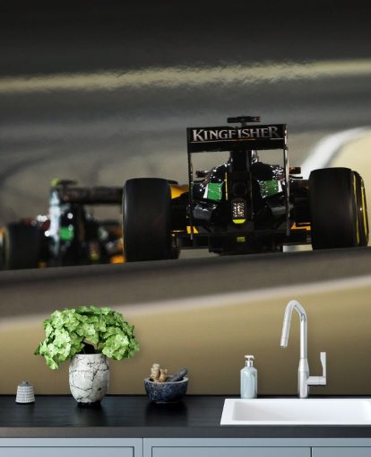 Green F1 Car Wallpaper