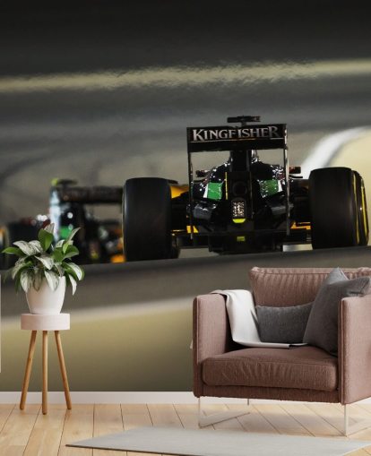 Green F1 Car Wallpaper