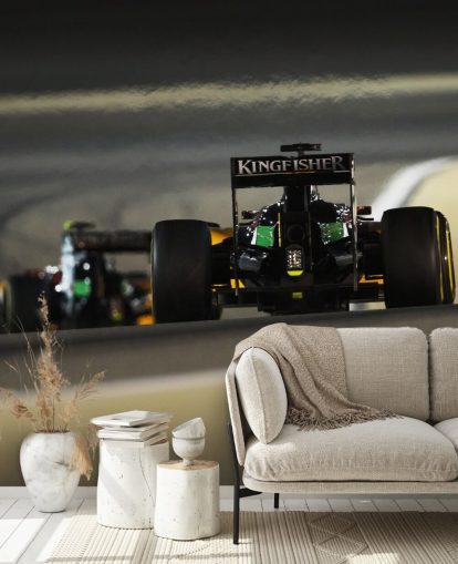 Fondo de pantalla de coche verde F1