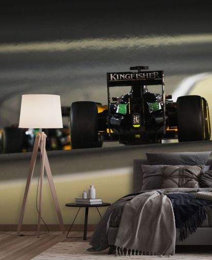 Grøn F1 Bil Baggrund