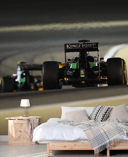 Green F1 Car Wallpaper