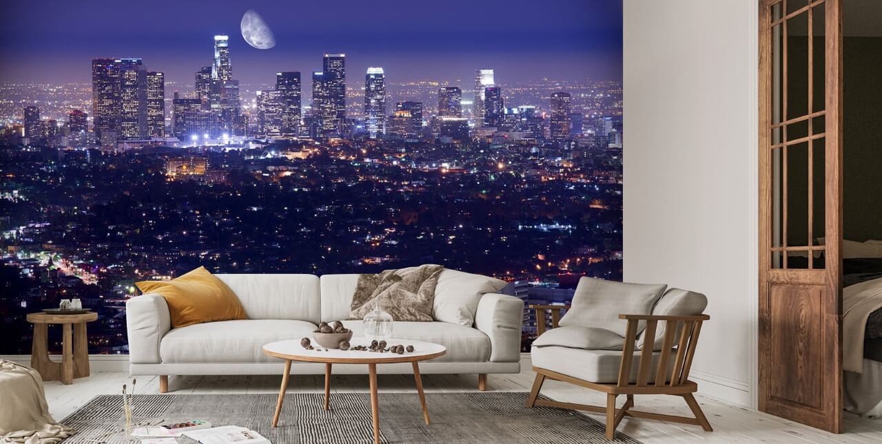 Los Angeles Skyline Wallpapers - Wallpaper Cave