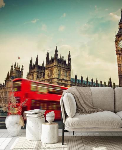 Fondo de pantalla de autobús rojo en Londres Fondo de pantalla de autobús rojo en Londres