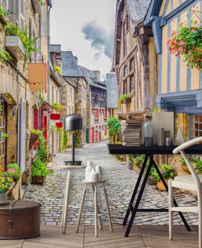 Carta da parati mediterranea