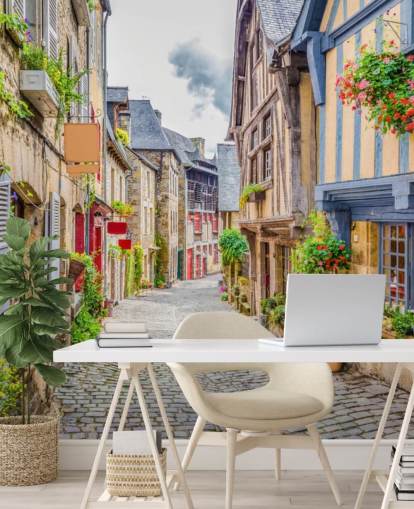 Mediterraan straatbehang Mediterraan straatbehang