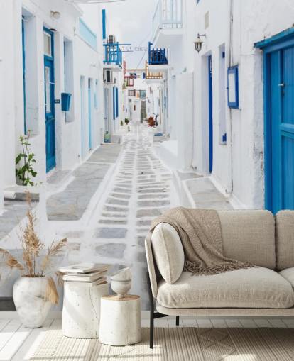 Mykonos Street View, Griechenland Mykonos Greece Wallpaper 