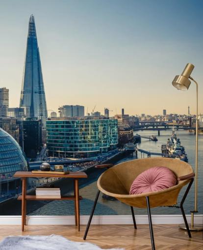 carta da parati londra nuovi edifici