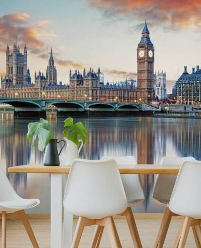 customizable London skyline wallpaper mural called London for bedrooms and living rooms