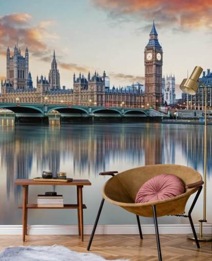 customizable London skyline wallpaper mural called London for bedrooms and living rooms