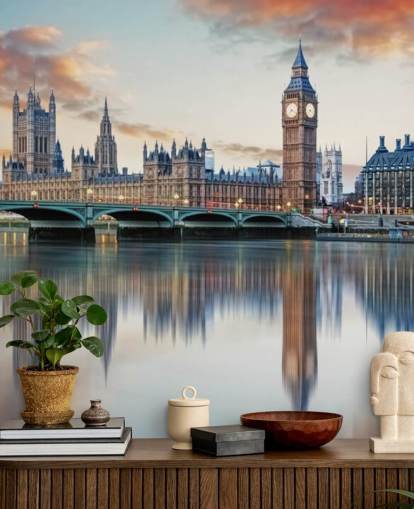 customizable London skyline wallpaper mural called London for bedrooms and living rooms