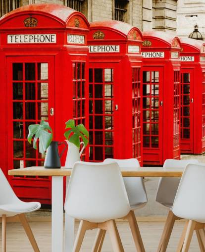 Red Telephone Boxes wallpaper