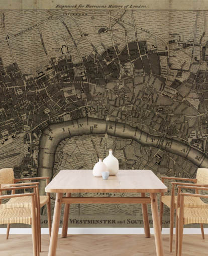 Fond d'écran de carte de Londres