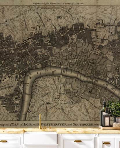 Archived London Map Wallpaper