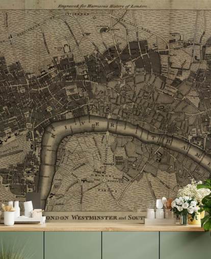 Fond d'écran de carte de Londres