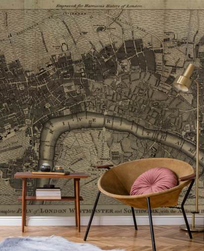 Archived London Map Wallpaper