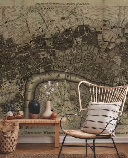 Archived London Map Wallpaper