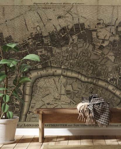 Arkiverade London karta Bakgrund