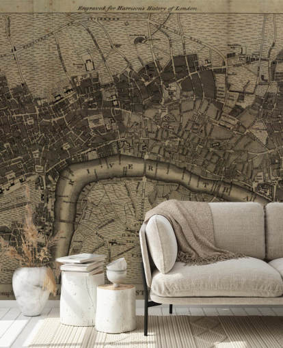Arkistoitu London Map Wallpaper