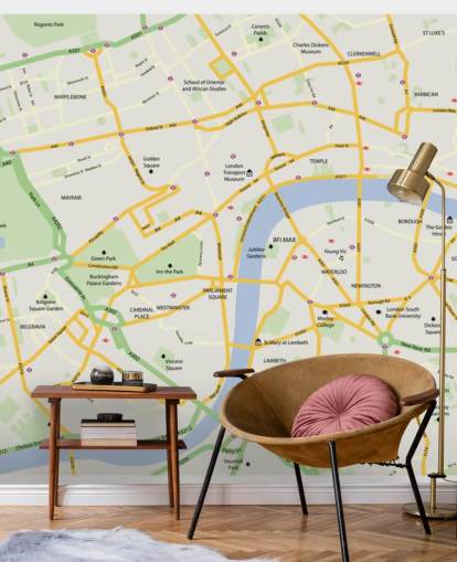 Fondo de pantalla de London Map Road