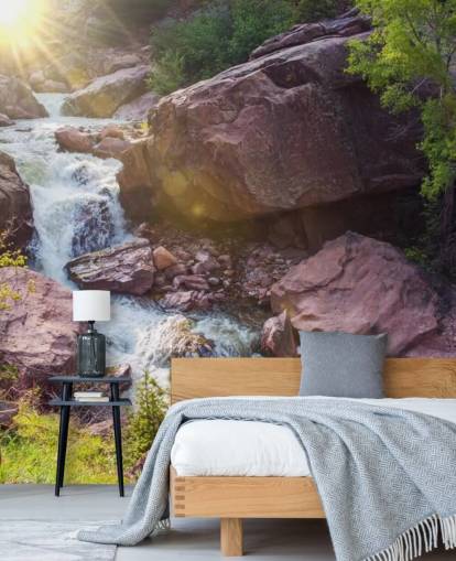 Sfondo Rocky Mountain River Sfondo Rocky Mountain River