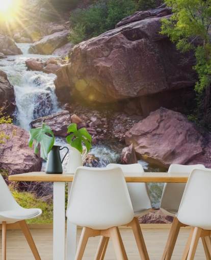 Rocky Mountain River Wallpaper